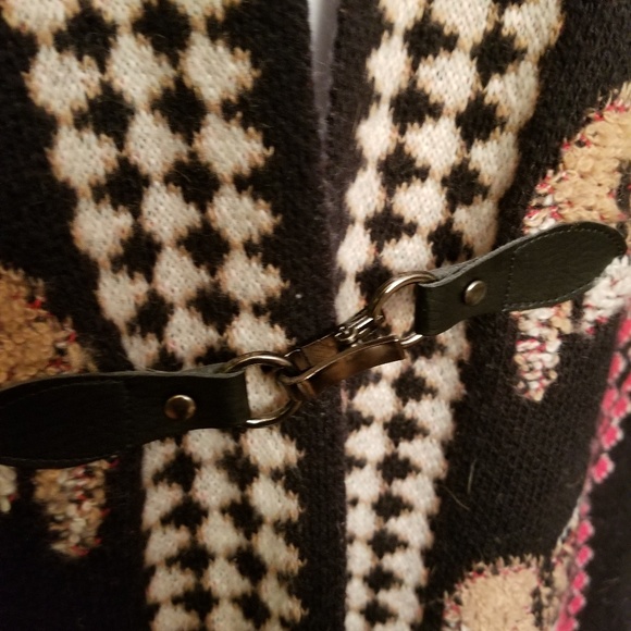 Tunique Bohème BCBG MAX AZRIA Gris Franges - Taille L, Tricot/crochet, Acrylique/nylon, Neuf Avec étiquette